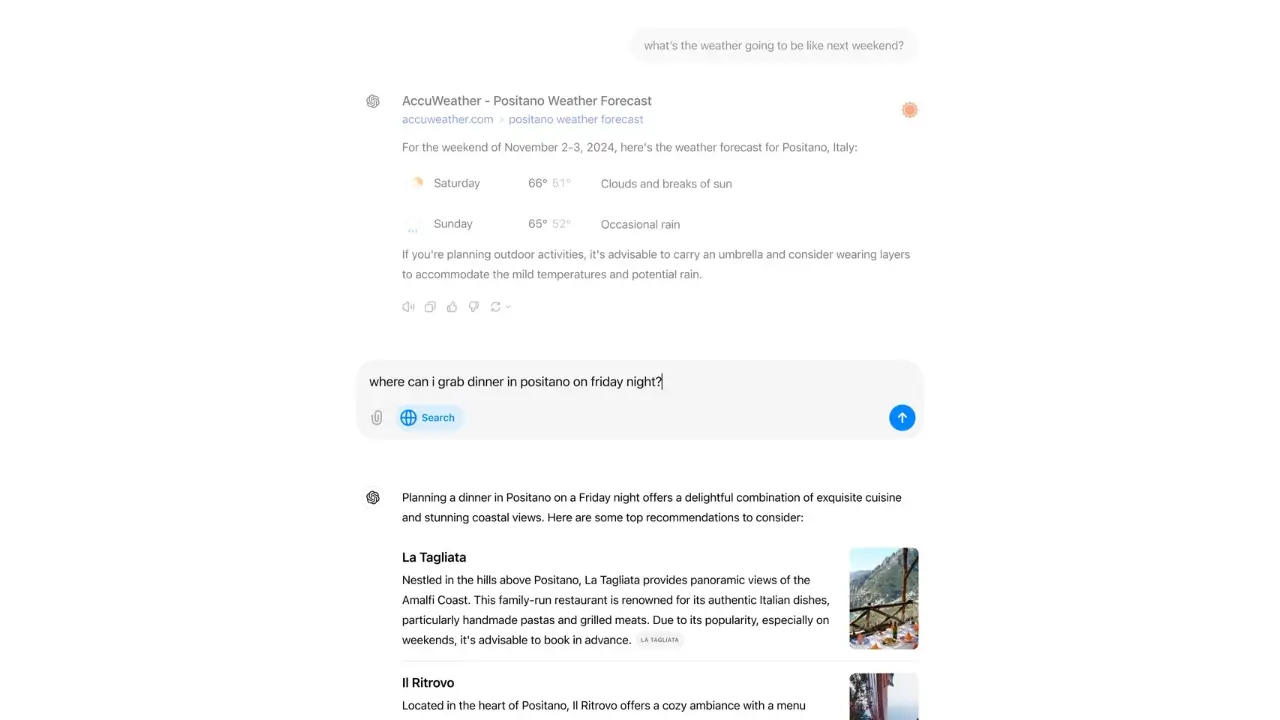 ChatGPT Search